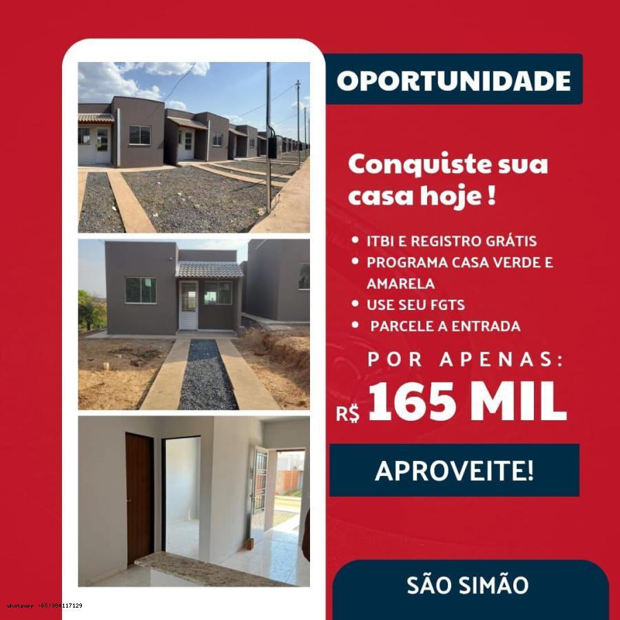 Casas com 2 quartos à venda em Cristo Rei, Várzea Grande, MT - ZAP